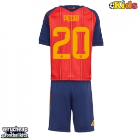 Spain Pedri Gonzalez #20 Replica Home Minikit World Cup 2026 Short Sleeve (+ pants)